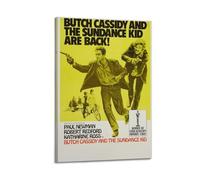 HUASYERRHW Butch Cassidy And The Sundance Kid Poster Wall Art Decor Painting Canvas for Living Room Bed Room Poster16x24inch(40x60cm) Frame-style