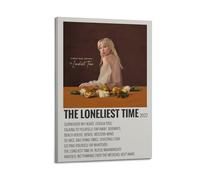 HUASYERRHW Carly Rae Jepsen The Loneliest Time Poster Wall Art Decor Painting Canvas for Living Room Bed Room Poster12x18inch(30x45cm) Frame-style