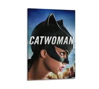 HUASYERRHW Catwoman Poster Wall Art Decor Painting Canvas for Living Room Bed Room Poster16x24inch(40x60cm) Frame-style