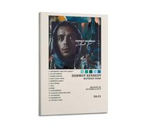 HUASYERRHW Dermot Kennedy Album Without Fear Tracklist Poster Wall Art Decor Painting Canvas for Living Room Bed Room Poster24x36inch(60x90cm) Frame-style