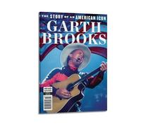 HUASYERRHW Garth Brooks（4 Poster Wall Art Decor Painting Canvas for Living Room Bed Room Poster16x24inch(40x60cm) Frame-style