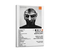 HUASYERRHW Madvillain Album Madvillainy Poster Wall Art Decor Painting Canvas for Living Room Bed Room Poster20x30inch(50x75cm) Frame-style