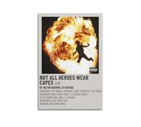 HUASYERRHW Metro Boomin NOT ALL HEROES WEAR CAPES Poster Wall Art Decor Painting Canvas for Living Room Bed Room Poster16x24inch(40x60cm) Unframe-style