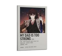 HUASYERRHW My Dad Is Too Strong Poster Wall Art Decor Painting Canvas for Living Room Bed Room Poster12x18inch(30x45cm) Frame-style