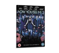HUASYERRHW Now You See Me 2(1) Poster Wall Art Decor Painting Canvas for Living Room Bed Room Poster20x30inch(50x75cm) Frame-style