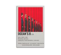 HUASYERRHW Ocean's 8 Poster Wall Art Decor Painting Canvas for Living Room Bed Room Poster16x24inch(40x60cm) Unframe-style
