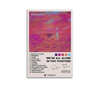 HUASYERRHW Santan Dave Posters We're All Alone In This Together Album Poster Wall Art Decor Painting Canvas for Living Room Bed Room Poster12x18inch(30x45cm) Unframe-style