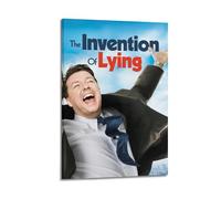 HUASYERRHW The Invention of Lying Poster Wall Art Decor Painting Canvas for Living Room Bed Room Poster08x12inch(20x30cm) Frame-style