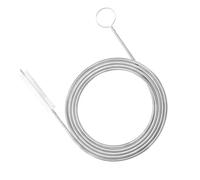 HUATEEN 150cm Flexible Drain Snake Unblocker Tool - Stainless Steel Pipe Cleaner Brush with Nylon Bristles Long Thin Cleaning Brush for Fridge Drain Holes Car Pipes & Bathroom Sinks Drain Rods