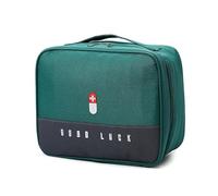 HUATEEN Medicine Bag,Mini First Aid Kit Empty First Aid Bag Large Capacity with Built-in Bag Travel Medical Waterproof First Aid Bag for Outdoor Camping Travel Work