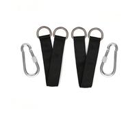 HUATEEN Swing Hanging Straps,2 PCS 30cm Hammock Tree Straps Swing Hanging Kit with 2 Carabiner and D-rings for Adjustable Duty Hammocks