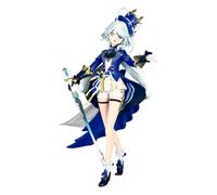 Huawealthy Furina Figure Standing Pose with Weapon 22CM PVC Model Statue Desktop Decoration Collectible Model Anime Character Gift for Fans and Friends