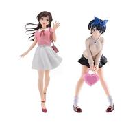 Huawealthy Ichinose Chizuru/Sarashina Ruka Figure Anime Interactive Girl Model Anime Character Statue 18cm PVC Material Model Tabletop Decoration Gift for Fans (Ichinose Chizuru+Sarashina Ruka)