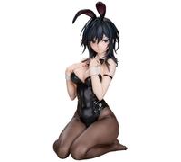 Huawealthy Yokoyama Ishimi Anime Figure Kneeling Pose Bunny Girl Action Figure Manga Character PVC Model Statue Desktop Decoration Collection Gifts for Fans