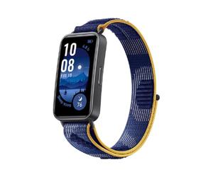 HUAWEI Band 9, Bluetooth, iOS & Android, Fitness Tracker, Up to 14 Days Battery Life, TruSleep 4.0, Scientific Sleep Tracking, 100 Training Modes, Smartband, Comfortable Wear, Blue Nylon Strap