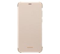 Huawei Case for Huawei P Smart Folio shockproof Elegant Design, Golden