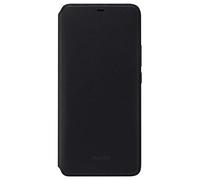 Huawei Flip Folio Textured Wallet Cover/Case for Mate 20 Pro, Black