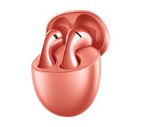 HUAWEI FreeBuds 5 Wireless Earbuds - Bluetooth Earphones with Noise Cancelling - Curved In Ear Headphones with Optimal Fit - Long Battery Life and Water Resistant - Hi-Res Certified - Coral Orange
