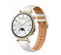 HUAWEI Watch GT 4 41mm Smart Watch - White Leather Strap