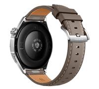 HUAWEI WATCH GT 6 46mm Grey/ Leather Strap/ Up to 21-Day Battery Life/Accurate GPS and Heart Rate Tracking/ Virtual Cycling Power/ Compatible with Android & iOS