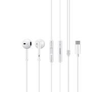 Huawei Hi-Res Classic In-ear Earphones Wired Control Headphones USB Type-C Edition for Huawei Mate 10 - White