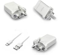 Huawei Genuine Mains Wall Charger Quick Charge 5V/9V 2.0A fits P9, Nexus 6P, Honor 8, P9 Plus, Honor Note 8, Honor V8 with USB Type C Data Sync Charge Cable HW-059200BHQ