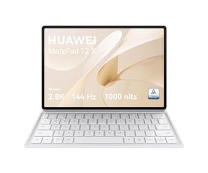 HUAWEI MatePad 12 X PaperMatte Edition WIFI Tablet, 12-inch 2.8K FullView Display, 144 Hz Refresh Rate, 1000 nits,12GB+256GB，with Keyboard, Painting APP GoPaint, NearLink, 10100 mAh Battery White