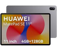 HUAWEI MatePad SE Tablet, 11 Inches, 4G + 128G, Unibody Design in Metal Look, 11 Inch Eye Comfort FullView Display, 7700 mAh Battery, Kids Corner, WiFi, Bluetooth, Nebula Gray