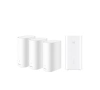 HUAWEI Mesh Whole-Home WiFi Coverage Solution- HUAWEI WiFi Mesh 3+ Router 3-Pack + Brovi 5G CPE 5s, Dual-Band Wi-Fi 6 AX3000, 5G SIM Router Mesh System