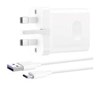 HUAWEI Official Supercharge USB-C Charger, Max 40 W, Mains Powered USB-C Super Fast Phone Charger for Smartphones and Devices