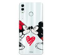 Huawei P Smart 2019-Huawei Honor 10 Lite Official Classic Disney Mickey and Minnie Kiss Case to Protect Your Phone Case for Huawei Flexible Silicone with Official Licensed Disney Licence.