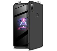 Huawei P Smart Z 360 Case Slim Fit Thin Shockproof +Tempered Glass Screen Protector Cover ZSCHAO Case Huawei P Smart Z Hard Case Full Body Tough rugged light mate bumper shell skin for P Smart Z Black