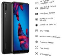 Huawei P20 128 GB 5.8-Inch FHD+ FullView Android 8.1 SIM-Free Smartphone, Single SIM, Black - UK Version