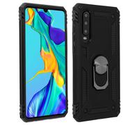 Huawei P30 Case Bi Material Rigid Soft Magnetic Ring Stand