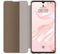 HUAWEI P30 Case Smart View Flip Cover - Khaki