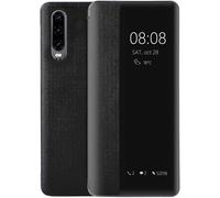 Huawei P30 Case, Smart View Leather Flip Case, [power Saving Mode][integral Protection](p30,black)