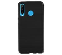 Huawei P30 Lite / Honor 20S Reinforced Flexible Case Brushed Carbon Effect