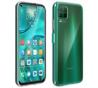 Huawei P40 Lite Hard Cover and 9H Tempered Glass Screen protector 4Smarts clear