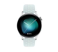 HUAWEI Watch 3, Connected GPS Smartwatch with Sp02 and All-Day Health Monitoring, 14 Days Battery Life, Gray Blue Nylon Strap