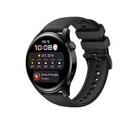 HUAWEI WATCH 3 | Connected GPS Smartwatch with Sp02 and All-Day Health Monitoring | 14 Days Battery Life - Black Fluoroelastomer Strap