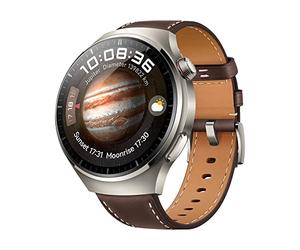 HUAWEI Watch 4 Pro Smart Watch for men-iOS & Android-Up to 21 Days Battery Life-eSIM Watch Cellular Calling and Sapphire Glass - Fitness Tracker Health Monitor with ECG and SPo2 - Brown