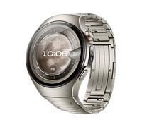 HUAWEI WATCH 5, 46mm Smartwatch, Multi-sensing X-TAP, Health MOT, Real-Time Fingertip Blood Oxygen, up to 11 Days Battery Life, eSIM, Aerospace-Grade Titanium/Stainless Steel, iOS & Android, Titanium