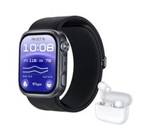HUAWEI WATCH D3 Black+HUAWEI FreeBuds SE 4 White | 24/7 Ambulatory Blood Pressure Monitoring, Pre- & post-exercise BP Measurement, ECG, HRV, 11.3 mm thin, All-day Comfort