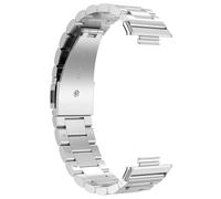 Huawei Watch Fit 2 Strap Stainless Steel Bi-coloured Links Silver/Rose Gold