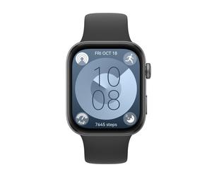 Huawei WATCH Fit 3 4.62 cm (1.82") AMOLED Digital 408 x 480 pixels Touchscreen Black Wi-Fi GPS (satellite)