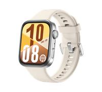 HUAWEI WATCH FIT 4/ Aluminum Alloy White/ Fluoroelastomer Strap/ GPS/ Bluetooth 5.2/ Up to 10-Day Battery Life/ Compatible with Android & iOS