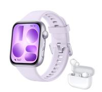 HUAWEI WATCH FIT 5 Smart Watch Purple + FreeBuds SE 4 ANC White, 1.82″ AMOLED Display, NFC, GPS, Mini Workout Activity Trackers, up to 10 Days Battery Life, SpO₂, 5 ATM, for iOS & Android