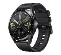 Huawei Watch GT3 46mm JPT-B19 Black Stainless Steel Black Fluoroelastomer strap