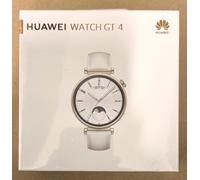 HUAWEI Watch GT 4 41mm Smart Watch - White Leather Strap