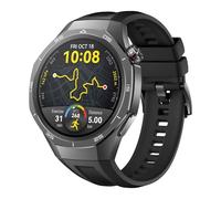 HUAWEI Watch GT 5 Pro - Titanium, Black Fluoroelastomer Strap, 46 mm, Silver/Grey,Black